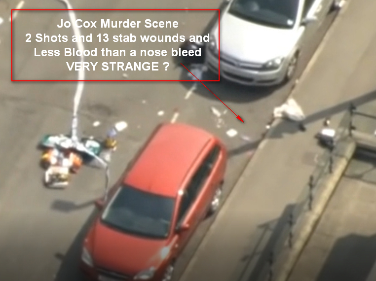 Jo Cox MP Murder Scene LIVE Shots NEWS