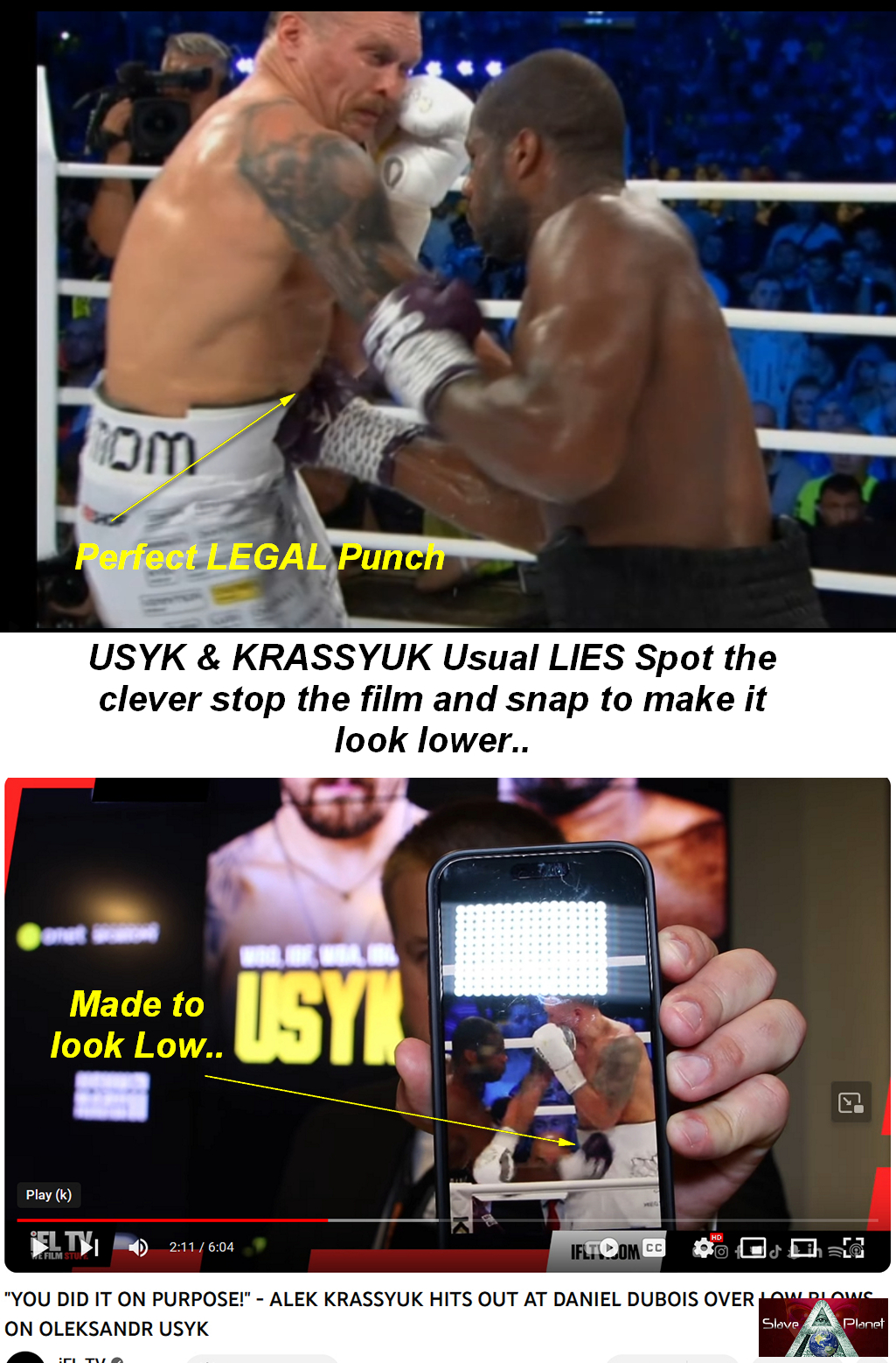 Boxer Usyk and Krassyuk Lie in Boxing Presser