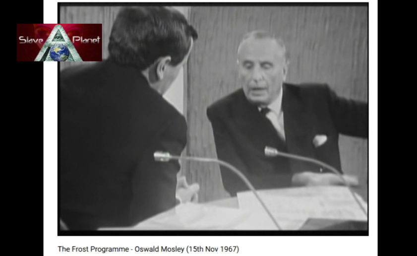 Oswald Mosley Zionist Battle Hitlers Royal family Connections, In this small rare footage we show the 1967 TV Frost interview