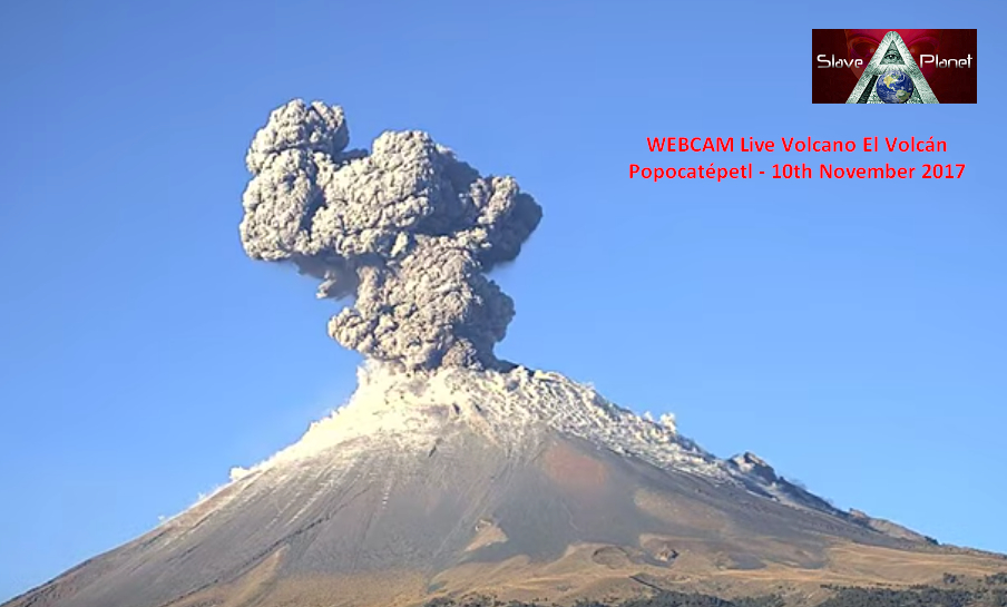 WEBCAM Live Volcano El Volcán Popocatépetl