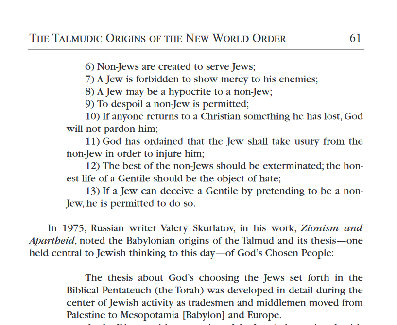 The Talmud The ORIGINS of The NEW WORLD ORDER
