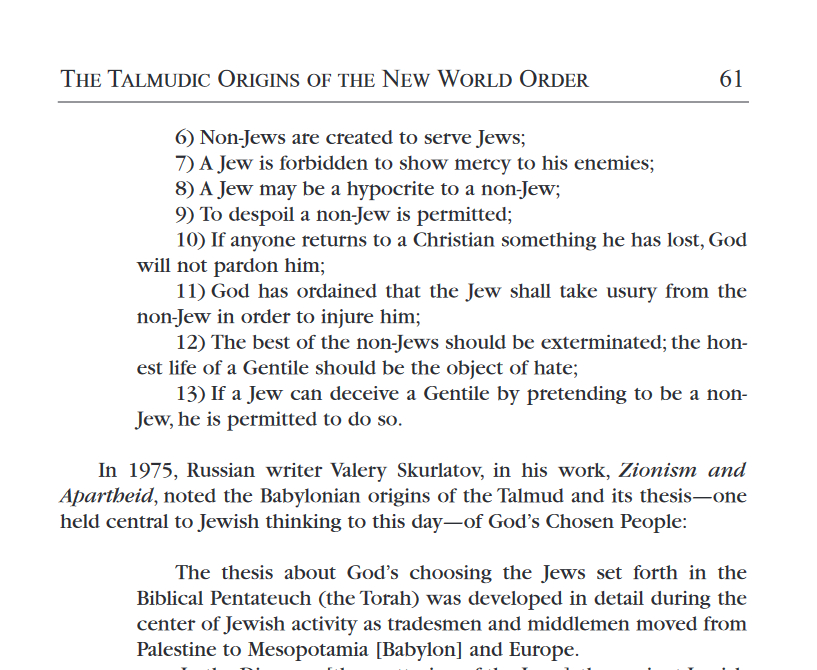 The Talmud The ORIGINS of The NEW WORLD ORDER The Talmud The ORIGINS of The NEW WORLD ORDER